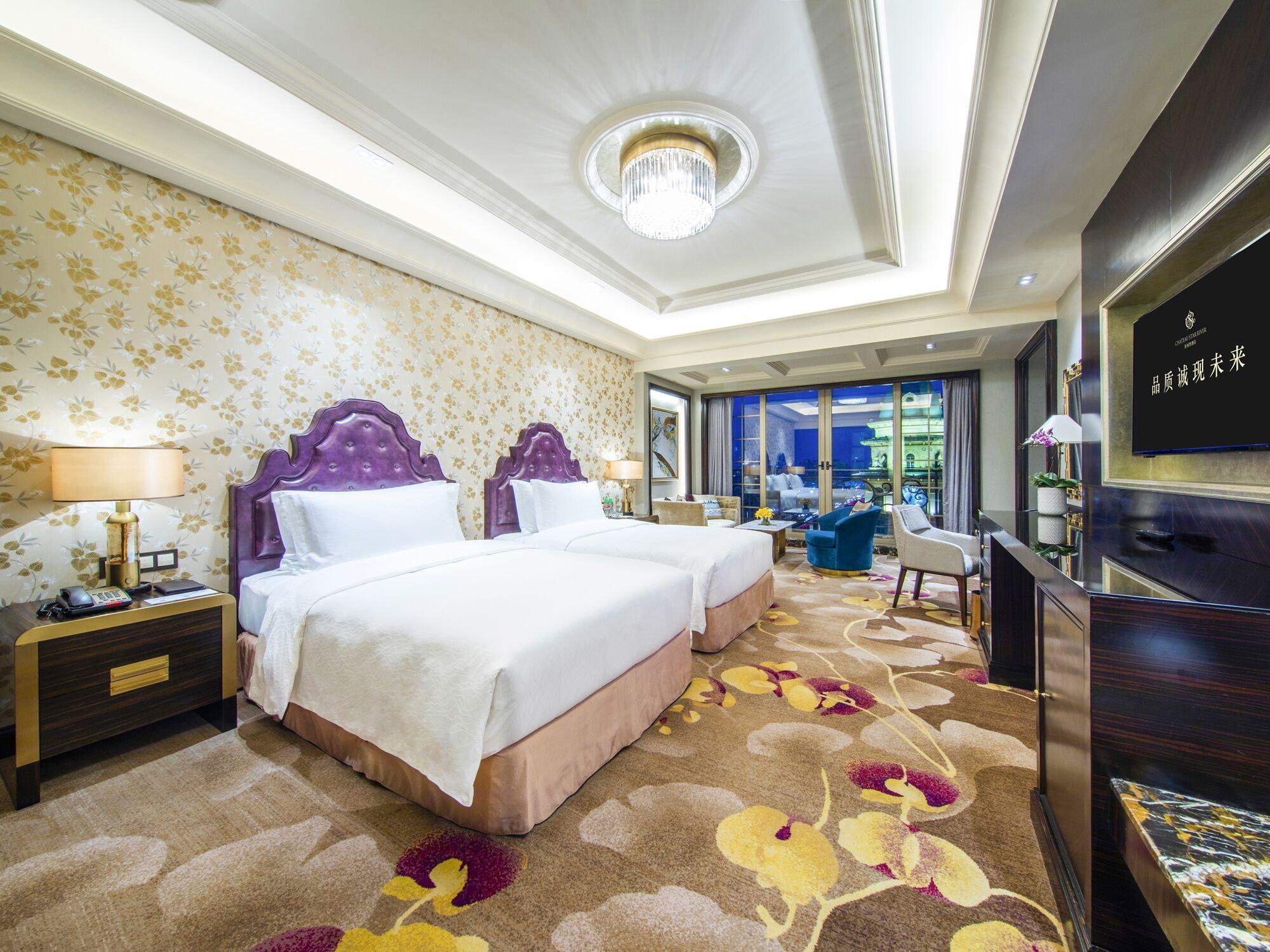 Chateau Star River Guangzhou-Chateau Star River Guangzhou-Trade Fair Shuttle Bus Buitenkant foto